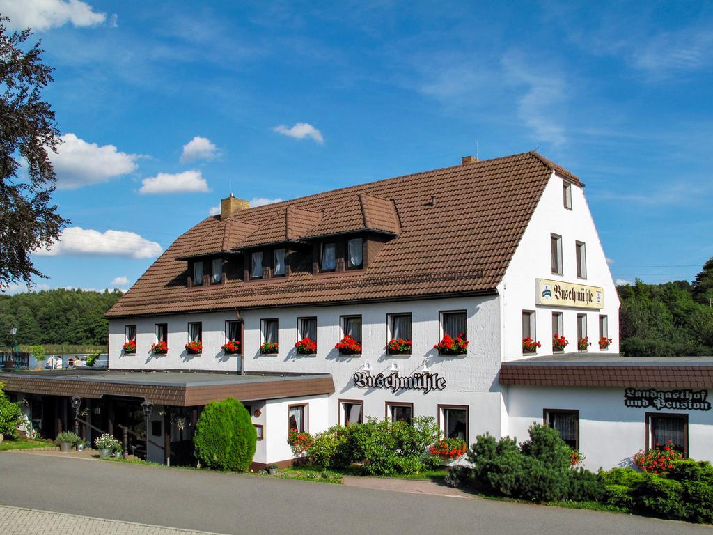 Hotel Pension Buschmühle Ohorn Exterior foto